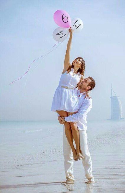 Ideas save the date con globos❤ - 3