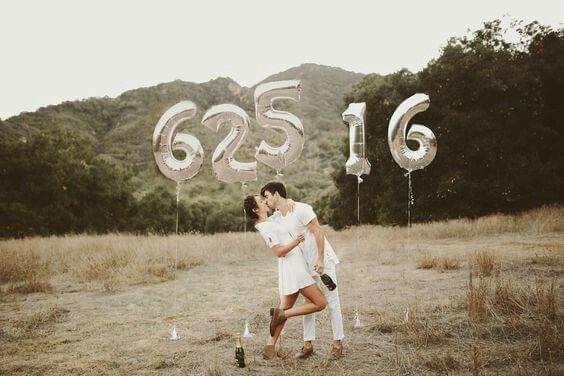 Ideas save the date con globos❤ - 8