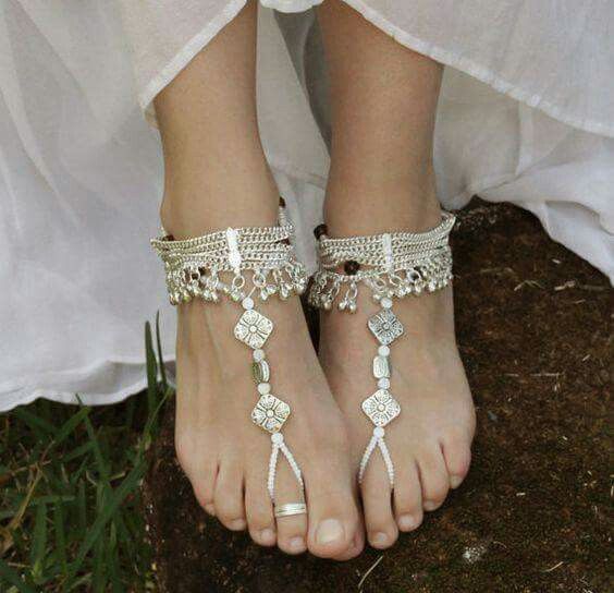 Sandalias-pulseras para bodas en playa.. - 19