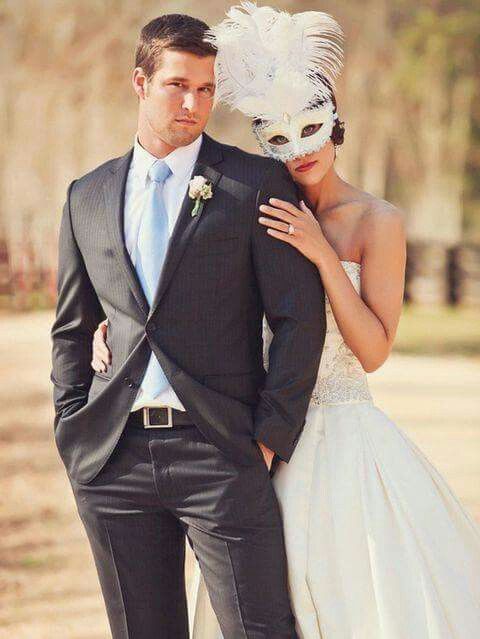  Antifaces para novios😎 - 8
