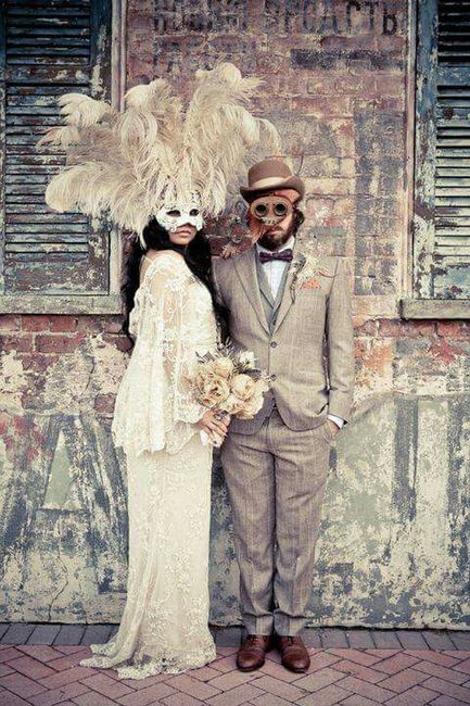  Antifaces para novios😎 - 9