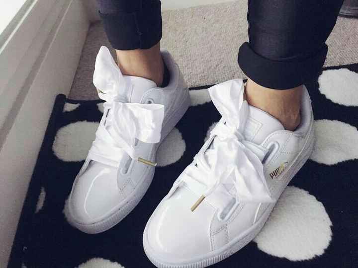 Ayuda: experiencia de novias que usaron tenis sin plataforma - 1