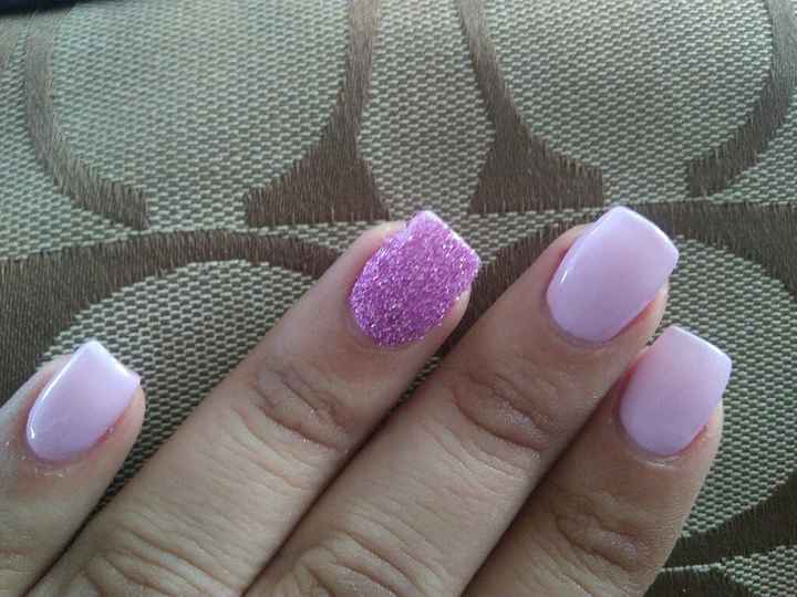 Uñas listas para la pedida. - 1