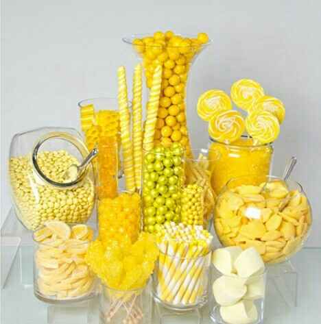 Mesa de dulces verde manzana con amarillo!!! - 9