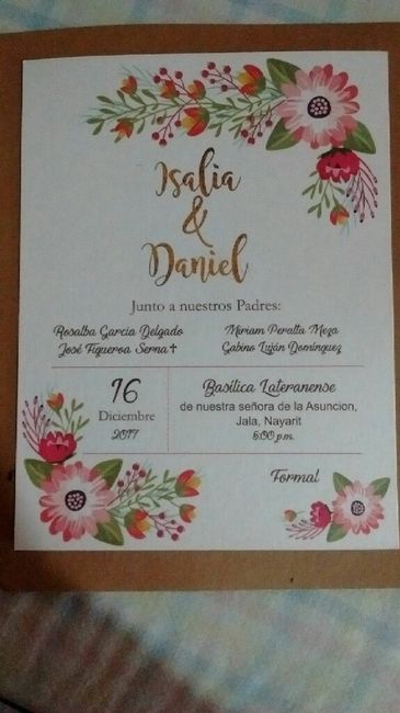 Muestra de las invitaciones 😍 - 2