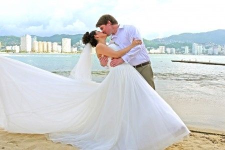 Mostrando el vestido