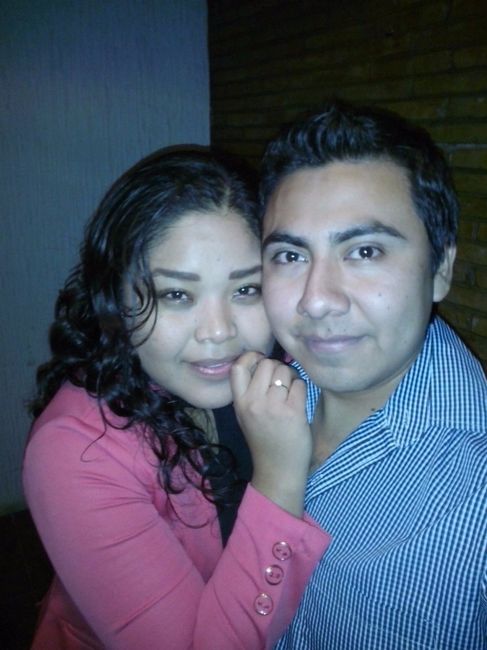 Foto de recuerdo de la entrega de mi anillo