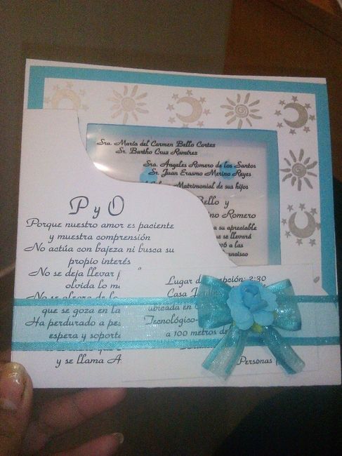  Invitación de boda adelante