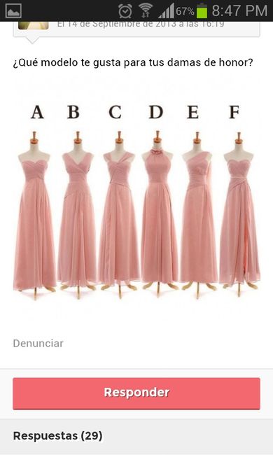 Damas de honor. ¿vestidos iguales o diferentes? - 2