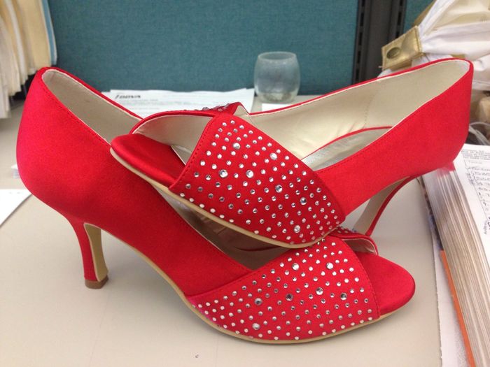 Zapatillas rojas listas!