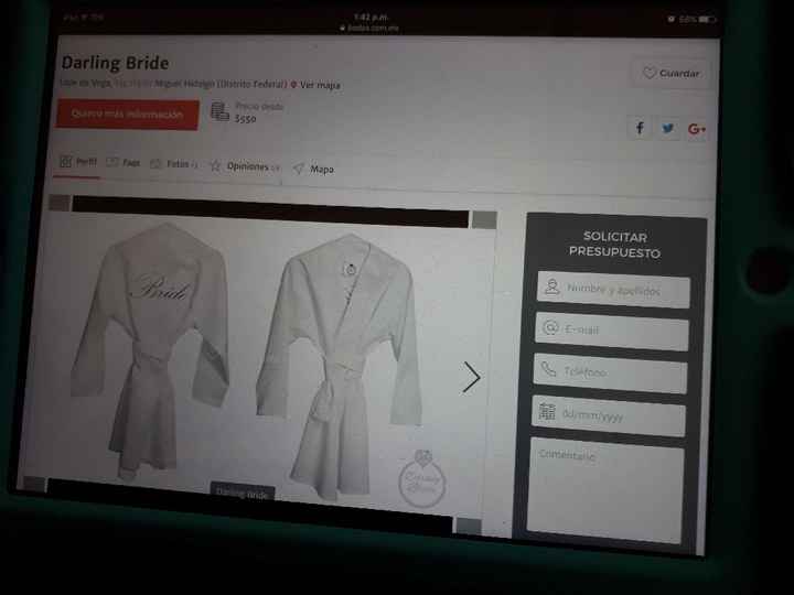 Promoción Bata bride - 1