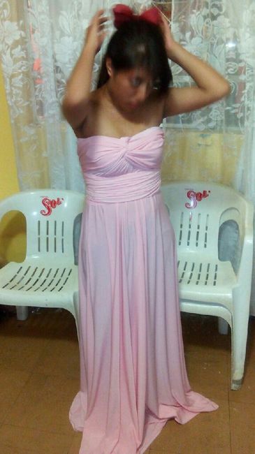 Mi vestido de damas 💃🏻 - 1