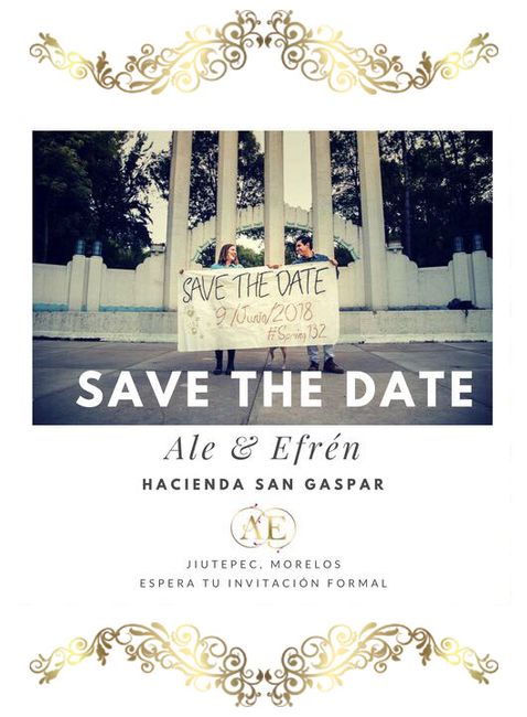 Nuestro formato Save The Date 1