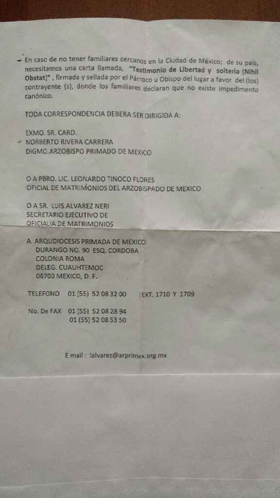 Se puede organizar la ceremonia religiosa en 89 días en DF - 3