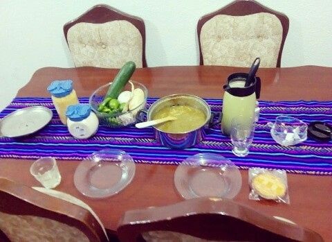 Nuestra primer comida en casa - 1