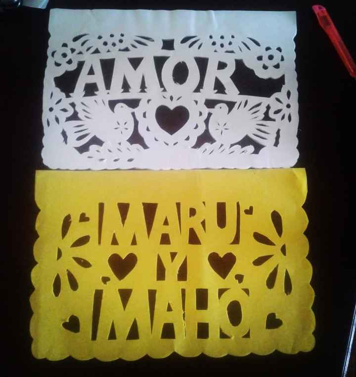 Papel picado, Boda Mexicana 1