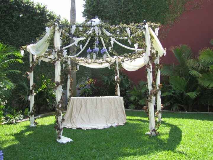 Bodas vintage en jardín - 1