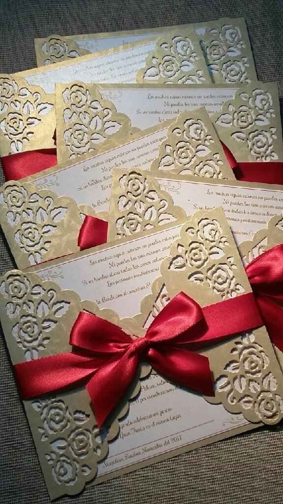  Mis invitaciones terminadas😍😍 - 1