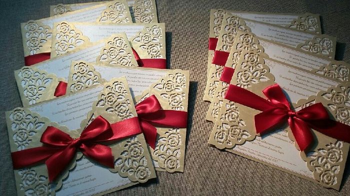  Mis invitaciones terminadas😍😍 - 2