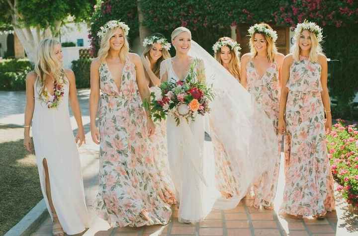 Vestidos de dama estampados?? - 4
