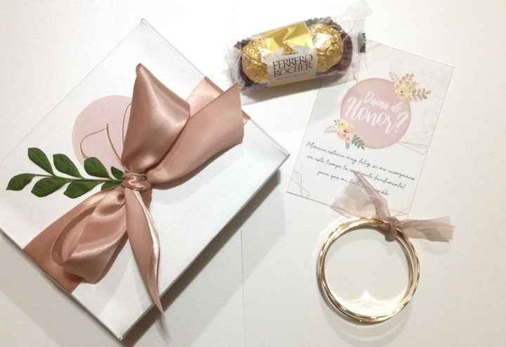 Invitaciones para mis Damas de Honor