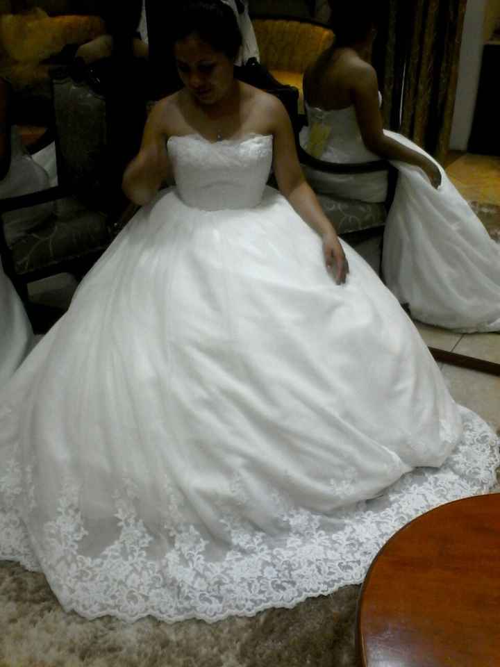 Mi vestido!