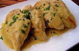  pechugas en  crema de zanahoria 