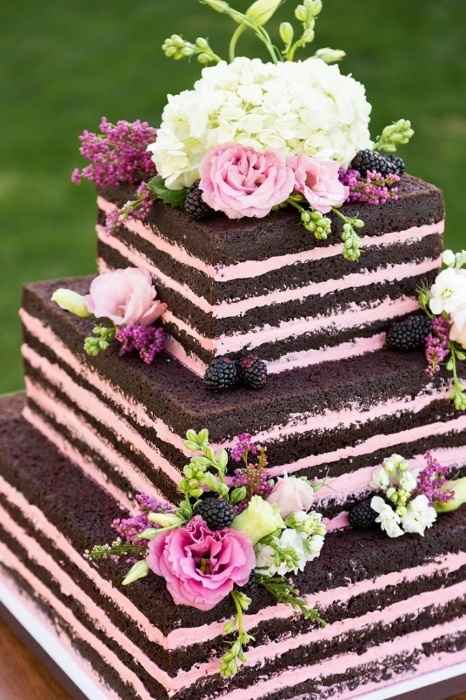 NAKED cake de chocolate 