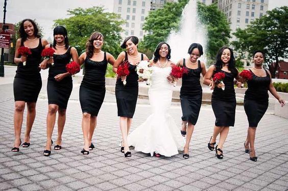 Damas de Honor en Negro 🖤 9