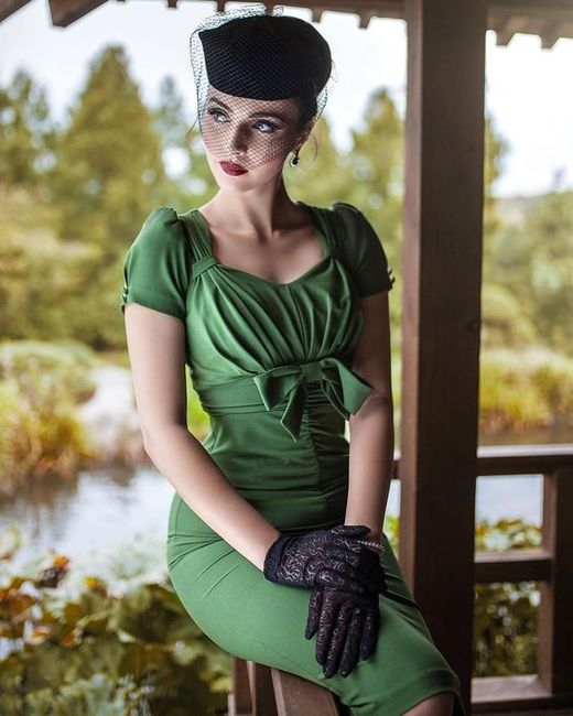 Vestidos para Damas años 50´s 6