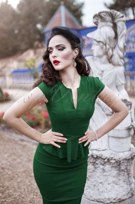 Vestidos para Damas años 50´s 10