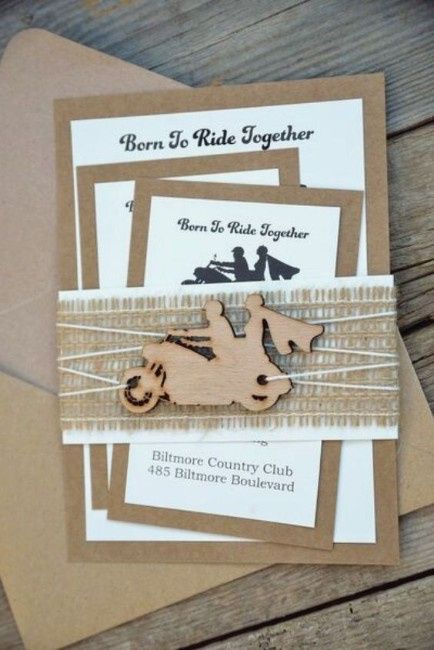 Boda Motociclista: 18 ideas 13
