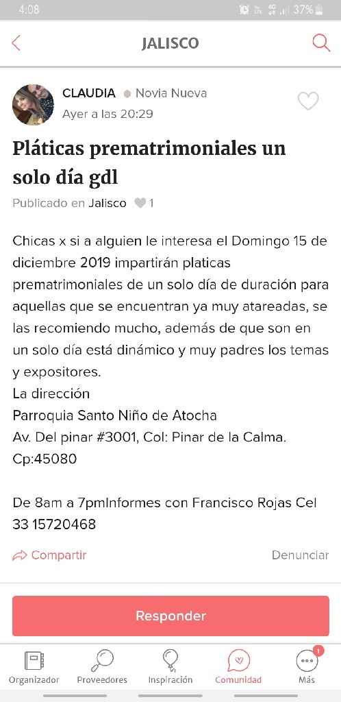 Platicas prematrimoniales en Guadalajara - 1