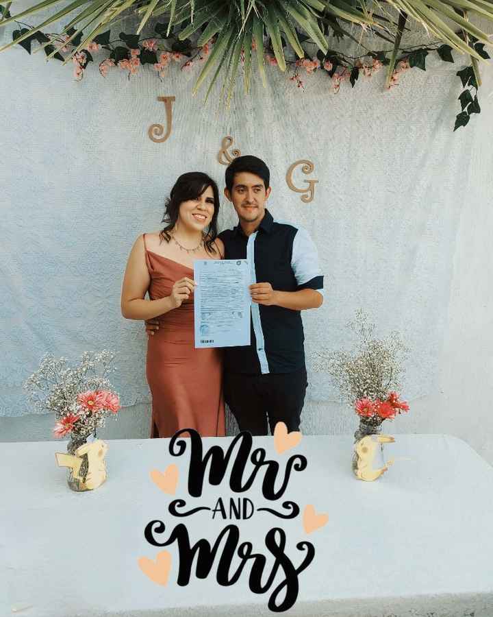 Oficialmente ya somos señores - 1