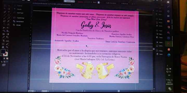 Ya hay más avances de nuestra boda las invitaciones ya casi lista - 1