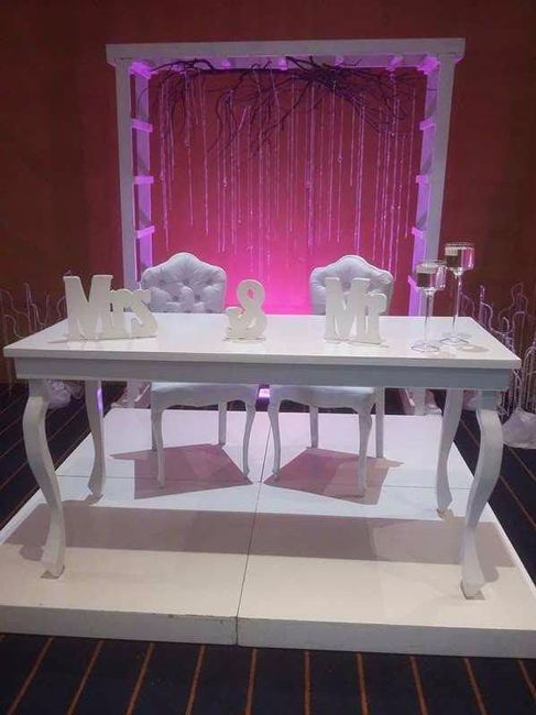 Mesa de novios