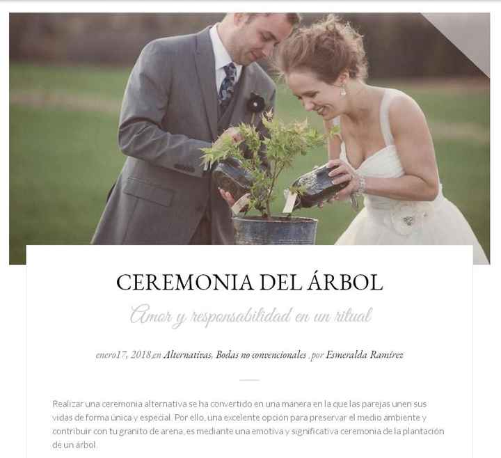 Ceremonia del arbol