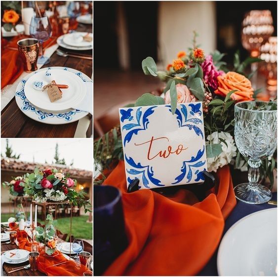 Tematica para boda en verano! Boda de Talavera Azul - Tema Boda Azul 2