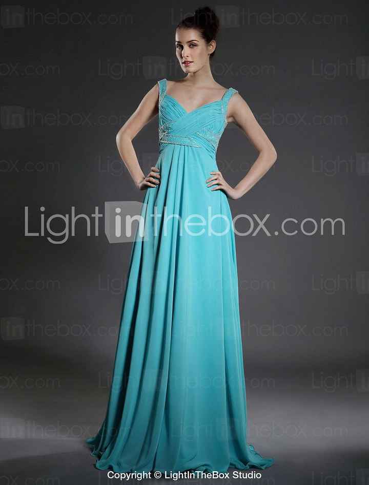 Damas de Honor  "Verde Aqua"  ó Teal ...