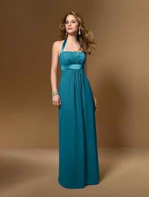 Damas de Honor  "Verde Aqua"  ó Teal ...