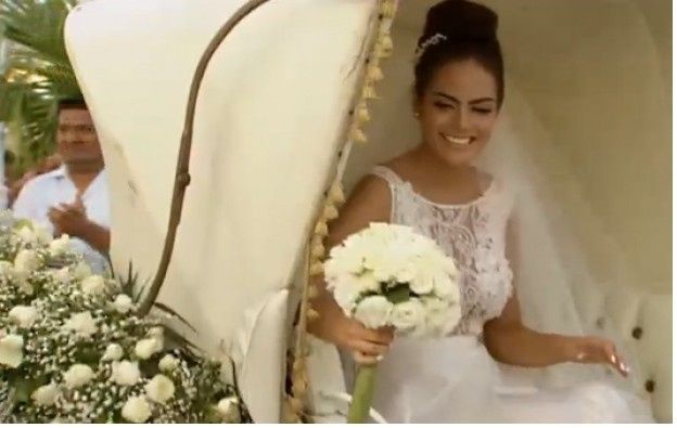 Carreta para llegara de la novia!