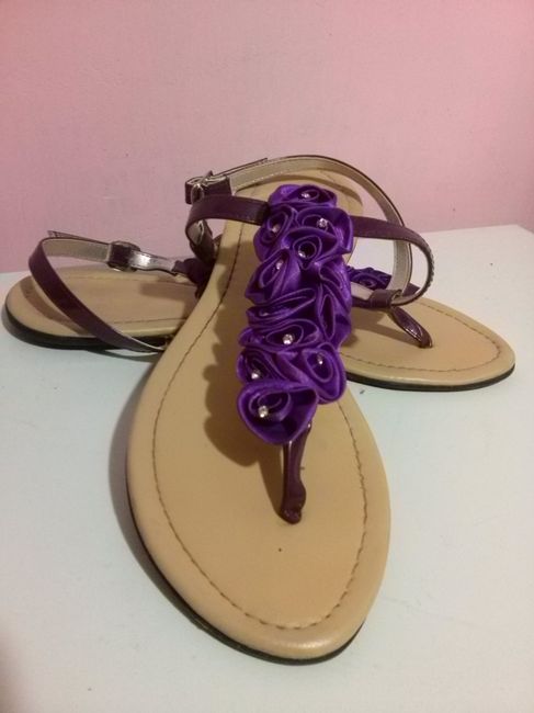 Sandalias morada!