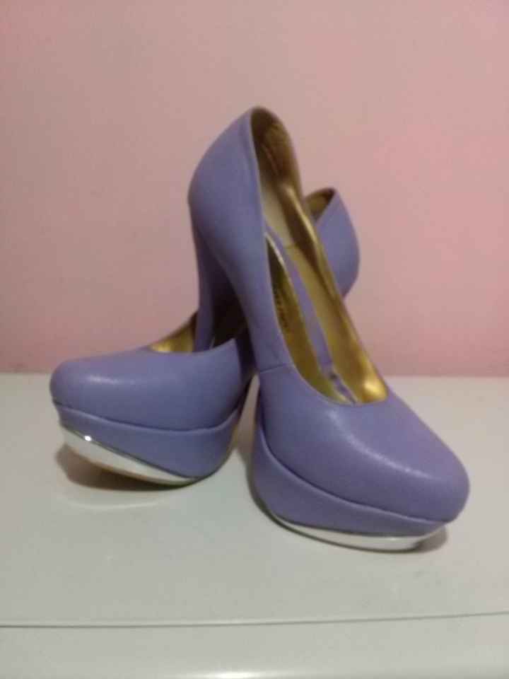 Zapatillas lilas!