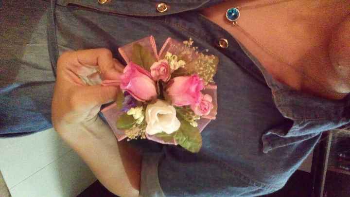 Corsage para mi despedida de soltera diy - 1