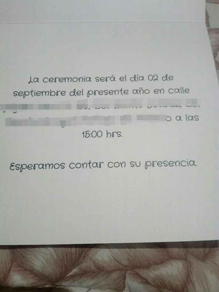 Invitaciones para la boda civil 😍😁💑 - 3