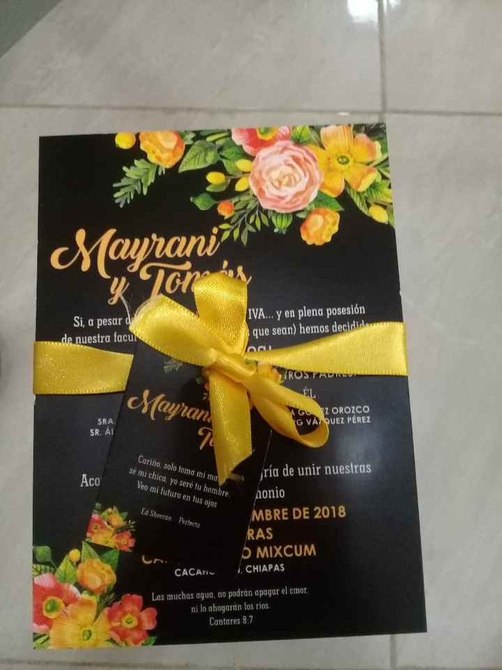 INVITACIÓN DE MI BODA
