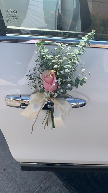 Decorar el auto con flores, ¿Sí o no? 2