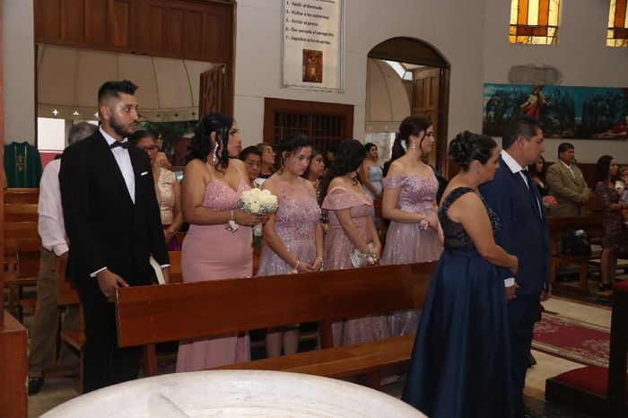 Damas de honor en rosa 🎗️ 1