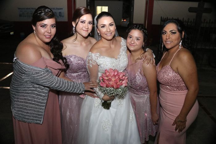 Damas de honor en rosa - 3