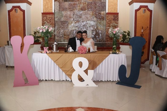 Mesa principal para novios 7